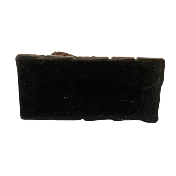 Vintage 1980s Capuchin Monkeys Mantle Quartz Battery Bellhop Clock - Picture 5 of 8